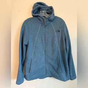 The North Face Heathered Blue jacket size xl mint
